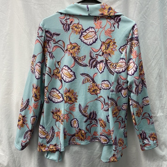 The office edit open front asymmetrical shawl ladies sz xl - Picture 4 of 4